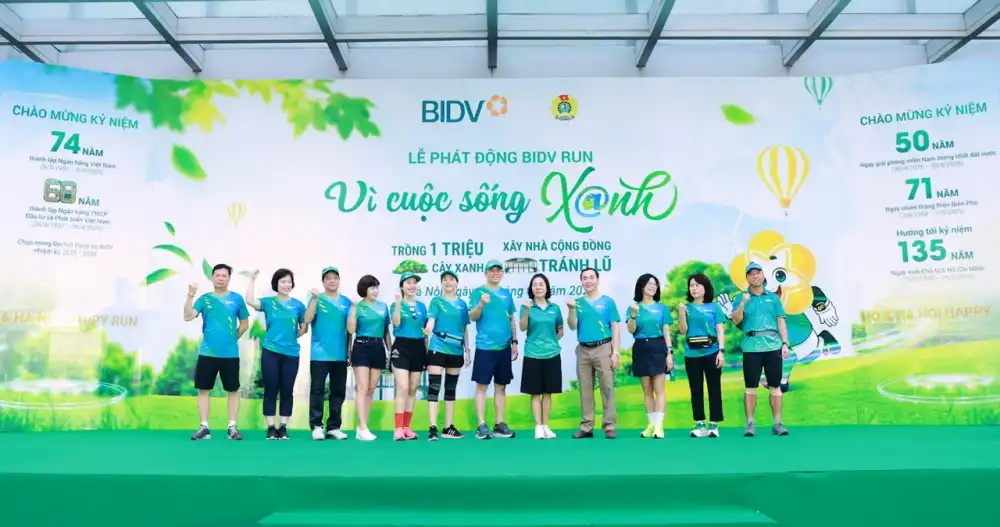 BIDV RUN: Chung tay vì cuộc sống xanh, hướng tới giá trị bền vững