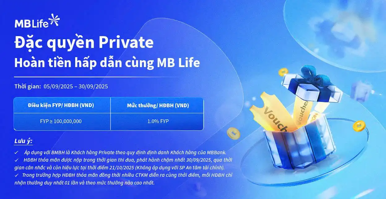 Chương trình khuyến mại dành cho Khách hàng Private