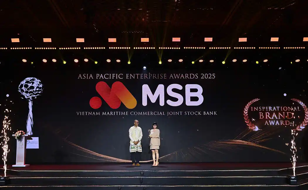 MSB – “Doanh nghiệp xuất sắc châu Á” và “Thương hiệu truyền cảm hứng”